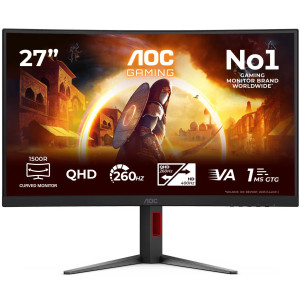 AOC 27 Inch QHD 260Hz Curved Gaming Monitor (CQ27G4Z2)