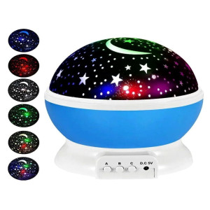 Genzshop 360° Galaxy Star Rotating Projector Night Lamp