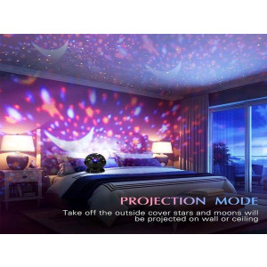 Genzshop 360° Galaxy Star Rotating Projector Night Lamp