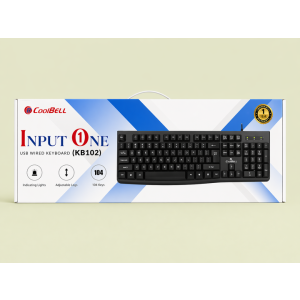 Coolbell Input One USB Wired Keyboard (KB102)