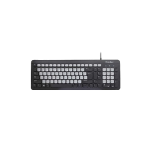 CoolBell Quiet Board USB Wired Keyboard (KB-101)