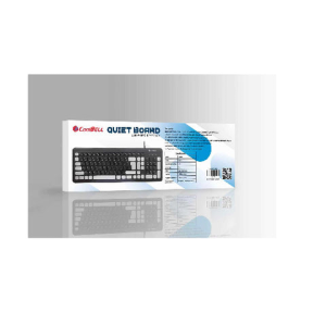 CoolBell Quiet Board USB Wired Keyboard (KB-101)
