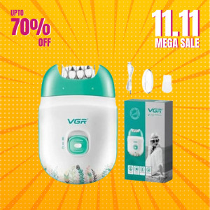 VGR Professional Cordless Electric Epilator (V-726)