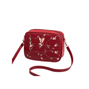 RGShop Crossbody Bag-Maroon