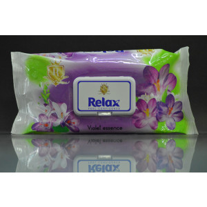 Relax Wipes Violet Essence - 100 Wipes