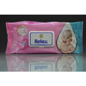 Relax Sensitive Pure Baby Wipes - 100 Wipes