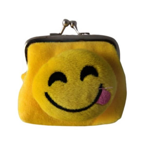 FS Couture Smiley Coin Pouch Yellow