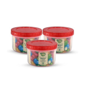Appollo Smart Mini Jar Large (Pack Of 3)