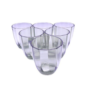 Appollo Real Acrylic Glass M-2 (Pack Of 6)