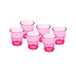 Appollo Party Acrylic Glass M-4 (Pack Of 6)