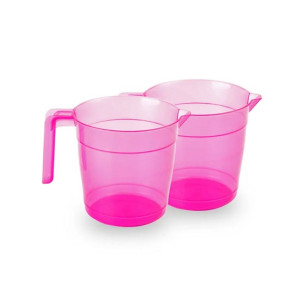 Appollo Transparent Glow Bath Mug (Pack Of 2)