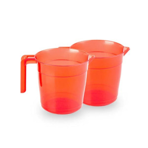 Appollo Transparent Glow Bath Mug (Pack Of 2)