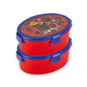 Appollo Oval Lunch Box (Pack Of 2)