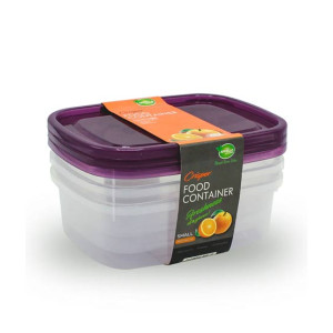 Appollo Crisper Food Container Small (Pack Of 3)
