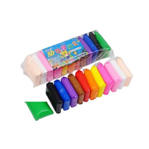 Plasticine Modelling Soft Clay - Pack Of 12