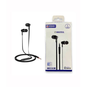 Ronin High Bass Wired Handsfree - Black (R-15)