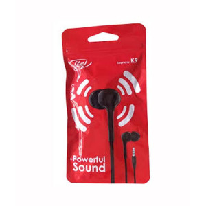 itel Wired Handsfree - Black (IEP-K9)