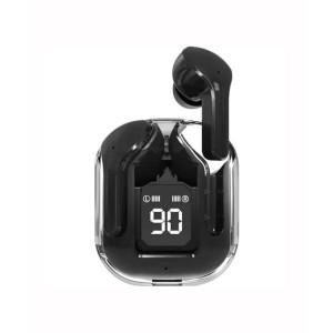 Air31 Wireless Earbuds Crystal Transparent - Black