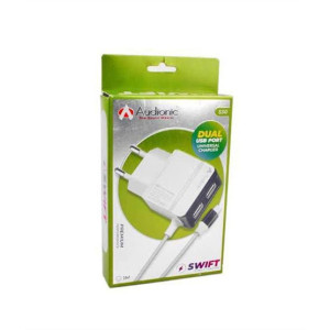 Audionic Swift 2.1A Dual USB Port Charger (S30)