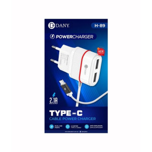 Dany Type-c Charger White (H-89)