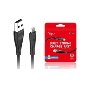 Itel Fast Charging Lightning Cable Black (ICD-L21s)