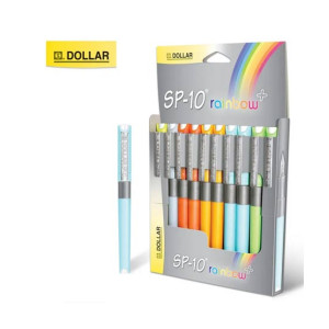 Dollar Multicolor Fountain Pen (SP-10) - Pack Of 10