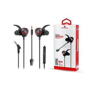 Maxon Wired Gaming Earphone Black (6-01)