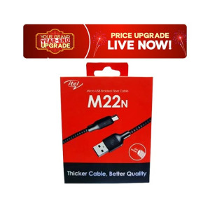 Itel Micro USB Fast Charging Data Cable Black (M22N)
