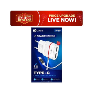 Dany Type-c Charger White (H-89)