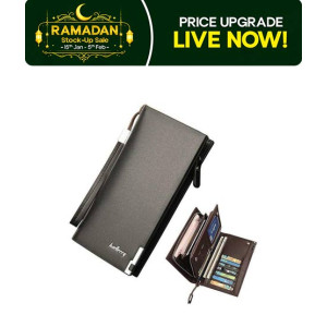 Baellerry Long Wallet Card Holder For Men