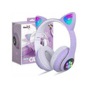 Wireless Cat Headphone With RGB Lights