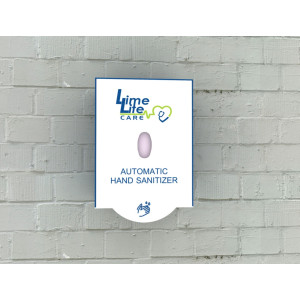 Limelite Care Wall Mount Automatic Sanitizer Dispenser With Cover Box