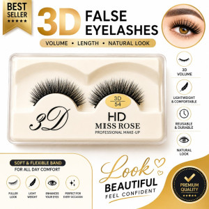 Miss Rose 3D 54 HD False Eyelashes