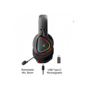 A4tech Bloody Bluetooth Wireless & Wired RGB Gaming Headset Black (MR710)
