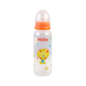 Nuby Standard Neck Bottle For Kid’s Orange (NV03004)