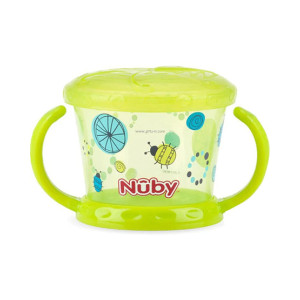 Nuby Designer Snack Keeper Green (ID5564)