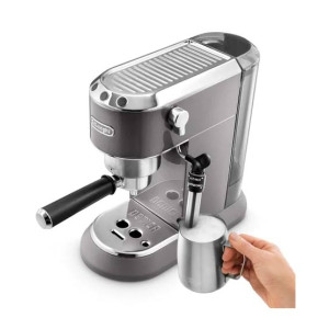 Delonghi Dedica Metallics Manual Espresso Coffee Machine (EC785.GY)