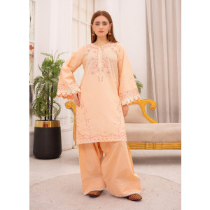 Ahlam Desert Rose Embroidered Lawn Suit 2-piece