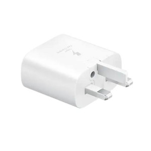 Samsung 25W 3 Pin Adaptar Without Cable New Version - White