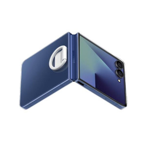 Samsung Galaxy Z Flip 7 Transparent Ring Case Clear