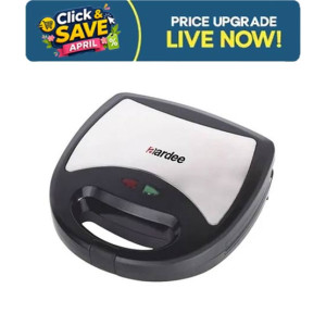 Aardee 2 Slice Sandwich Maker Black (ARSM‐702‐S)