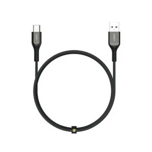 Aukey USB A To USB C Kevlar Cable 2M Black (CB-AKC2)