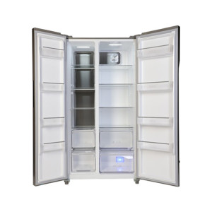 Dawlance NO Frost Glass Door Inverter Side by Side Refrigerator 18 Cu Ft Black (DSS-9055-INV-GD)