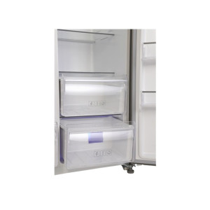 Dawlance NO Frost Glass Door Inverter Side by Side Refrigerator 18 Cu Ft Black (DSS-9055-INV-GD)