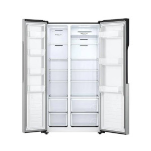 LG Inverter Side By Side Refrigerator 18 Cu Ft Silver (GR-FB587PQAM)