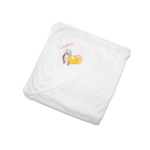 Komfy Embroided Baby Swaddle White (NBA126)
