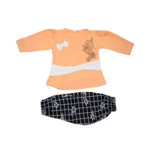 Komfy Flower Printed Baby Fancy Dress (NBG023)
