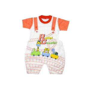 Komfy Roller Coaster Printed Unisex Romper For Kid's (NBN111)