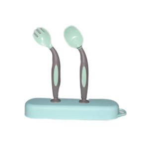 Komfy Twist Fork & Spoon Set For Kid's (KBW001)