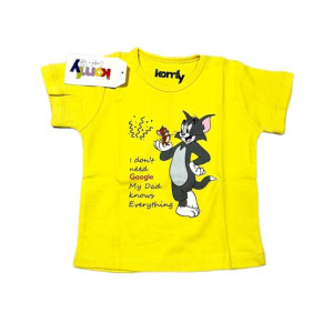 Komfy Tom Shirt For Boys Yellow (KMF104)